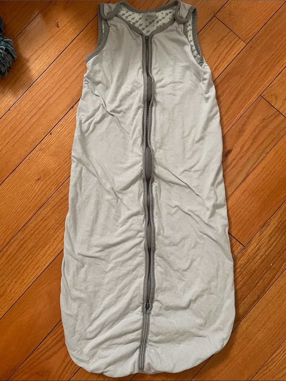 Kids Sleeveless Sleep Sack - Light Gray